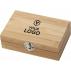 Stainless steel and bamboo wine set Leonie