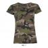 Camo Women's - Round Collar T-shirt