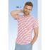 Miles Men's Round Neck Striped T-shirt