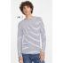 Marine Men's Long Sleeve Striped T-shirt