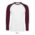 Funky Lsl Men's Two-colour T-shirt With Long Raglan Sleeves