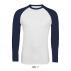 Funky Lsl Men's Two-colour T-shirt With Long Raglan Sleeves