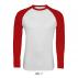 Funky Lsl Men's Two-colour T-shirt With Long Raglan Sleeves