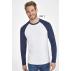 Funky Lsl Men's Two-colour T-shirt With Long Raglan Sleeves