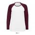 Milky Lsl Women's Two-colour T-shirt With Long Raglan Sleeves