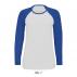 Milky Lsl Women's Two-colour T-shirt With Long Raglan Sleeves