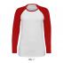 Milky Lsl Women's Two-colour T-shirt With Long Raglan Sleeves