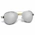 Aviator Mirror Lens Sunglasses - Bamboo