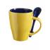 Ceramic Mug And Spoon (260Ml) Set Designed With Two