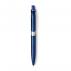 Plastic Retractable Ballpen With Satin Finish And Blue Ink