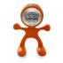 Flexi Man Plastic Alarm Clock With Memo Holder And Magnetic Feet