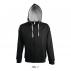 Soul Men's Contrasted Jacket With Lined Hood