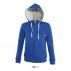 Soul Women's Contrasted Jacket With Lined Hood