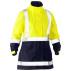 Womens Taped Hi Vis Recycled Rain Shell Jacket