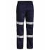 Taped Biomotion Cotton Drill Work Pants - Navy