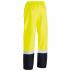 Taped Hi Vis Rain Shell Pants - Yellow/Navy