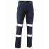 Taped Stretch Cotton Drill Cargo Pants - Navy
