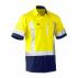Flx & Move X Taped Hi Vis Utility Shirt - Yellow/Navy