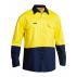 HI Vis Drill Shirt - Yellow/Navy