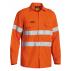 TenCate Tecasafe® Plus 580 Taped Hi Vis Lightweight FR Vented Shirt - Orange