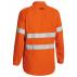 TenCate Tecasafe® Plus 580 Taped Hi Vis Lightweight FR Vented Shirt - Orange