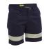 Taped Stretch Cotton Drill Short Short