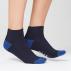 Bamboo Sports Sock Ankle Length Contrast Heel