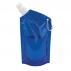 Collapsible Drink Bottle With Carabiner Blue