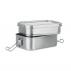 Double Chan Stainless Steel Lunch Box