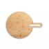 Caraway Round Bamboo serving board
