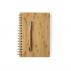 Hecan Bamboo Pen and Notebook Set