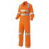 Mens Reflective Drill Overall X Pattern