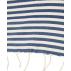 Ocean Blue Stripe Beach Towel