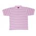 Mens Golf Stripe Jacquard Polo Shirt