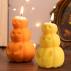 Triple Pumpkin Shape Candles