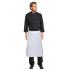 White Tapered Apron w/ Flap