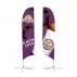 Large(80.5*400cm) Concave Feather Banners