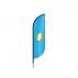 Small(65.3*200cm) Convex Feather Banners