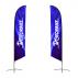 Large(80.5*400cm) Angled Feather Banners