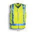 Unisex Adults Hi-Vis Vest With Reflective Tape