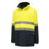 Mens Hi-Visibility 2Tone Quilted Jacket With Tape