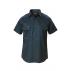 Mens Foundations Cotton Drill Closed Front Short Sleeve Shirt
