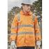 Unisex Hi Vis VIC Rail 4 In 1 Waterproof Jacket