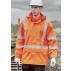 Mens Hi Vis X Back Ultralite Waterproof Jacket