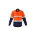 Mens Orange Flame HRC 2 Hoop Taped Closed Front Spliced Shirt