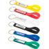 Silicone Sling Keyring with Dome